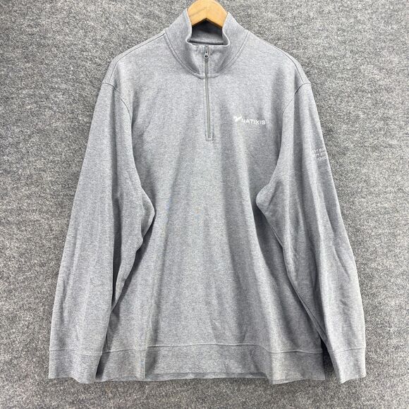 Vineyard Vines Activewear Track Jacket Men XL Gray Zipper High Rise Long Sleeve - Picture 1 of 9